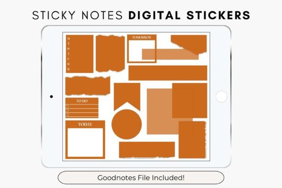 Download Cinnamon Digital Sticky Notes - Premium Resources