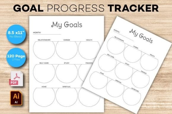 Download Goal Progress Tracker | Monthly Goals - Goal progress tracker Collection
