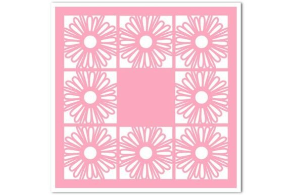 Download Flowers Cut out Square Background Border - Square Collection