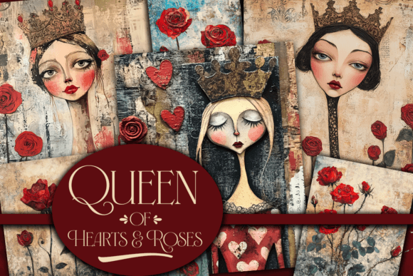 Download Queen of Hearts and Roses - Queen of hearts Collection